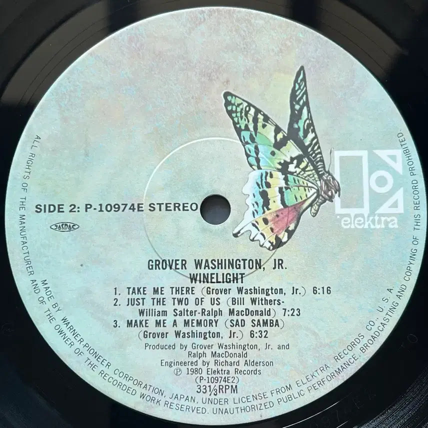 [BUNJANG] Grover Washington, Jr. Winelight LP (Japanese First Pressing) / LP : Grover Washington, Jr. - Winelight