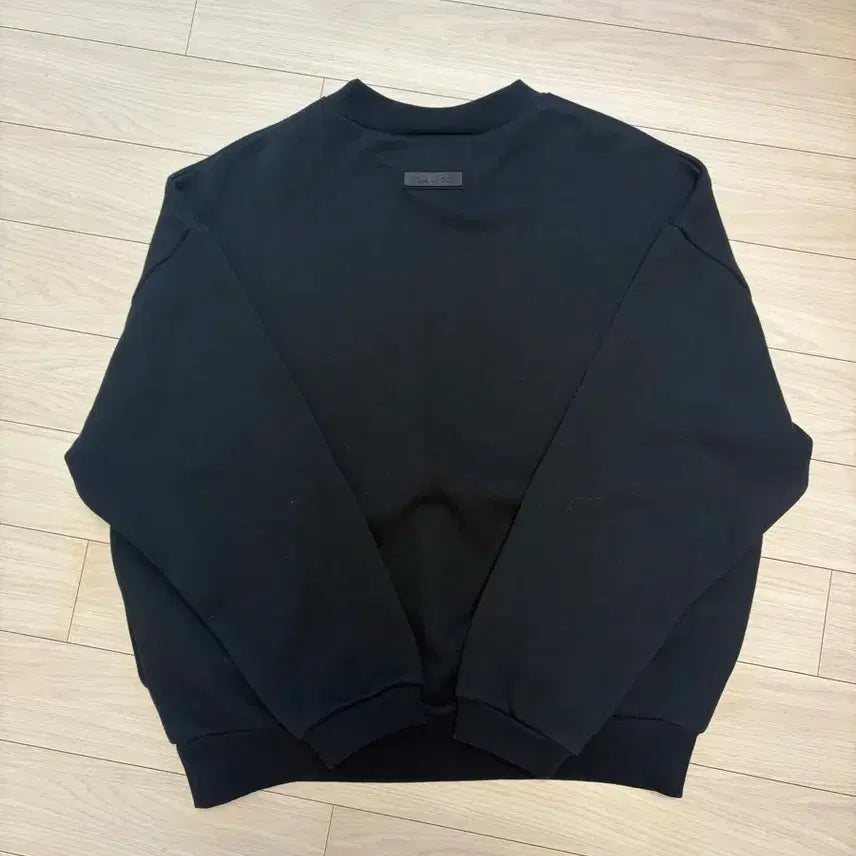 [BUNJANG] Fear of God Essentials Sweatshirt Black / [95] 피오갓 에센셜 맨투맨 블랙