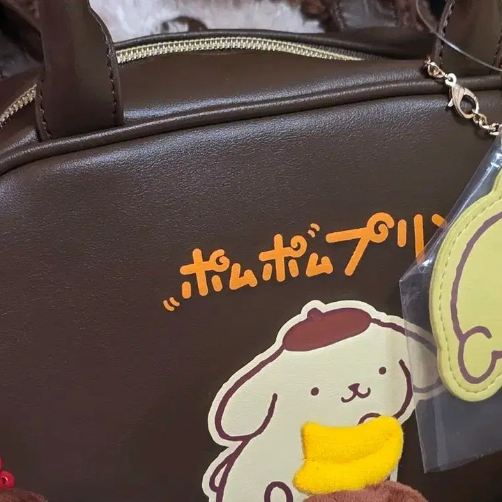 [BUNJANG] Sanrio Pom Pom Purin 30th Anniversary Shimamura &amp; A-Bel Boston Bag / 6월30일까지 폼폼푸린 30주년 시마무라 아베일 보스턴백