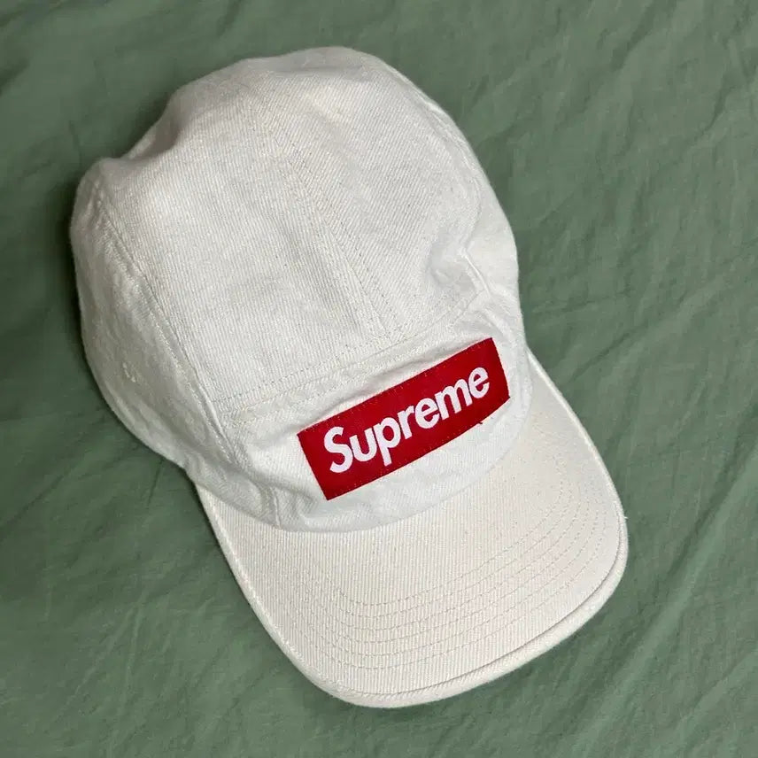 [SOLD OUT] 슈프림 데님 캠프캡 내츄럴 23SS