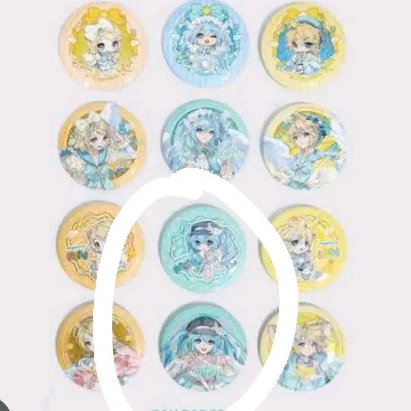 [BUNJANG] Hatsune Miku Meet &amp; Greet Pop-up Store Can Badge Set / 하츠네미쿠 밋앤그릿 팝업스토어 캔뱃지