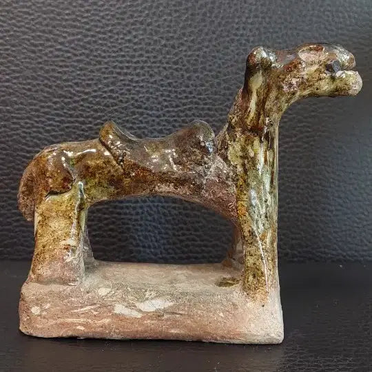 [BUNJANG] Han Dynasty Horse-shaped Burial Artifact - Ancient Pottery / 부장품 명기 고도자기 말
