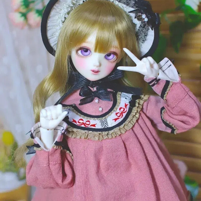 [BUNJANG] Dallowayo Be My Valentine Pink MSD Doll / 달로와요 비 마이 발렌타인 핑크 MSD 판매 (bjd, 구체관절인형)