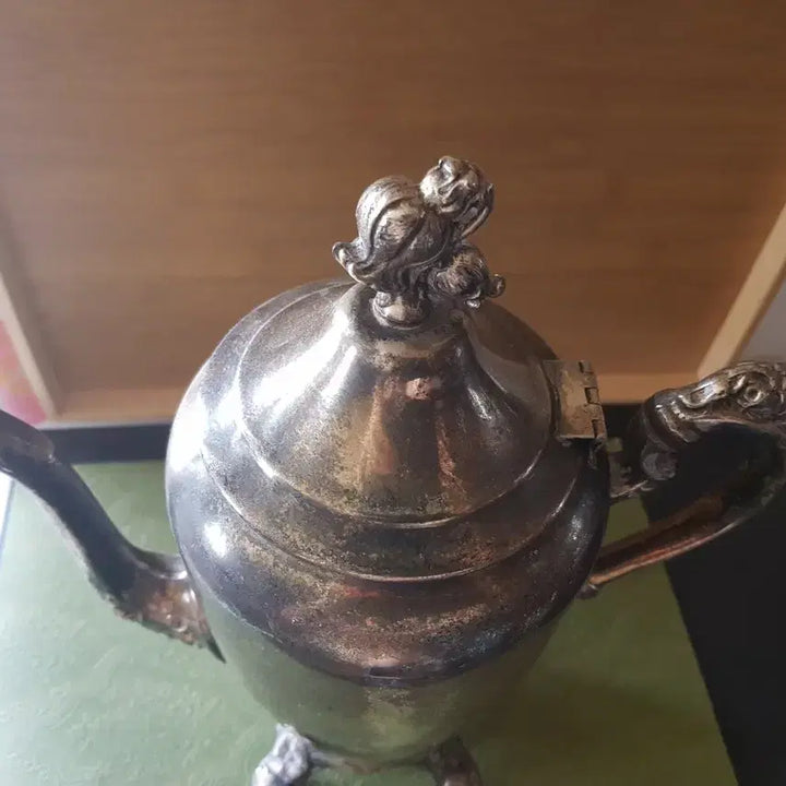 [BUNJANG] Antique Silver Teapot / 앤틱 실버 플레이트