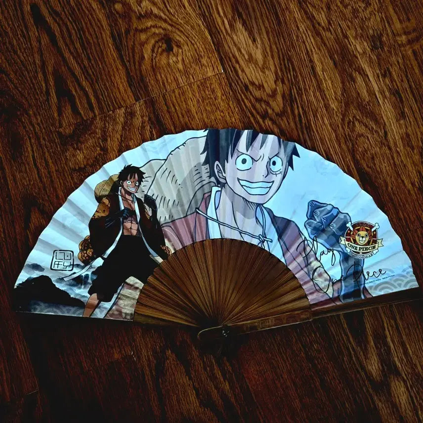 [BUNJANG] One Piece Luffy Folding Fan Goods / 원피스 루피 접이식 부채 굿즈