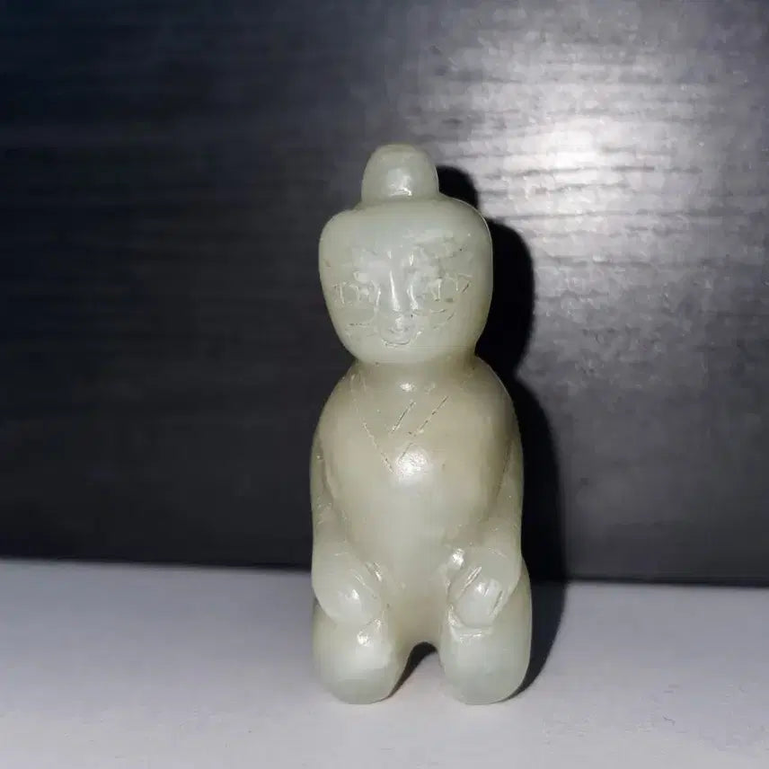 [BUNJANG] Jade Figure Sculpture / 옥 인물상 조각품 강질의 옥