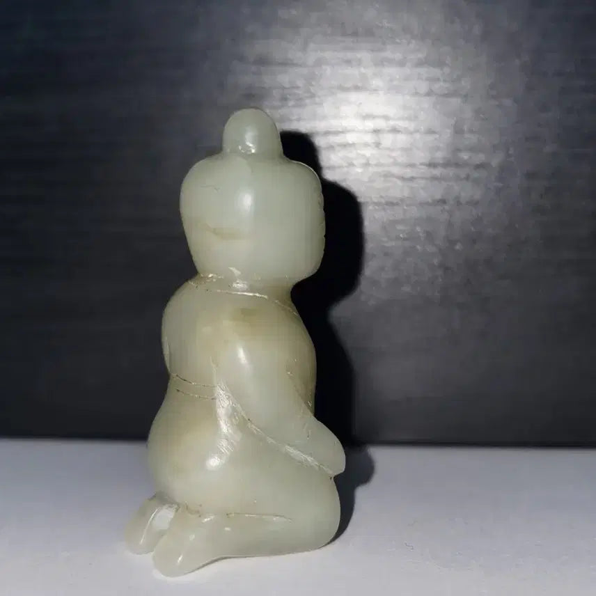 [BUNJANG] Jade Figure Sculpture / 옥 인물상 조각품 강질의 옥