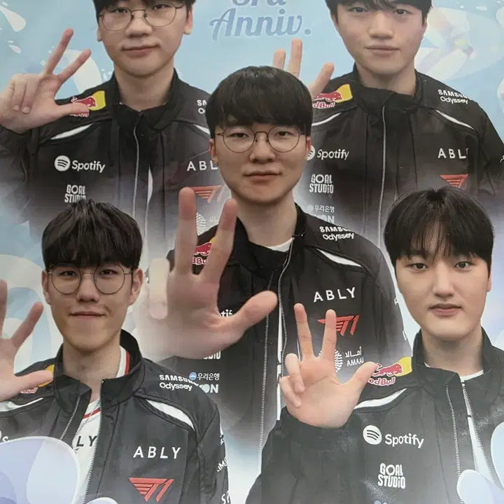 [BUNJANG] T1 Base Camp 3rd Anniversary Limited Edition Player Poster / T1 BASE CAMP 3주년 한정판 선수 포스터