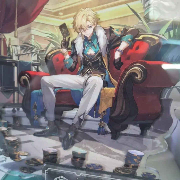 [BUNJANG] Genshin Impact Aventurine Acrylic Stand &amp; Corotto Bundle Set / 어벤츄린 아크릴 &amp; 코롯토 원가 이하 일괄 판매합니다