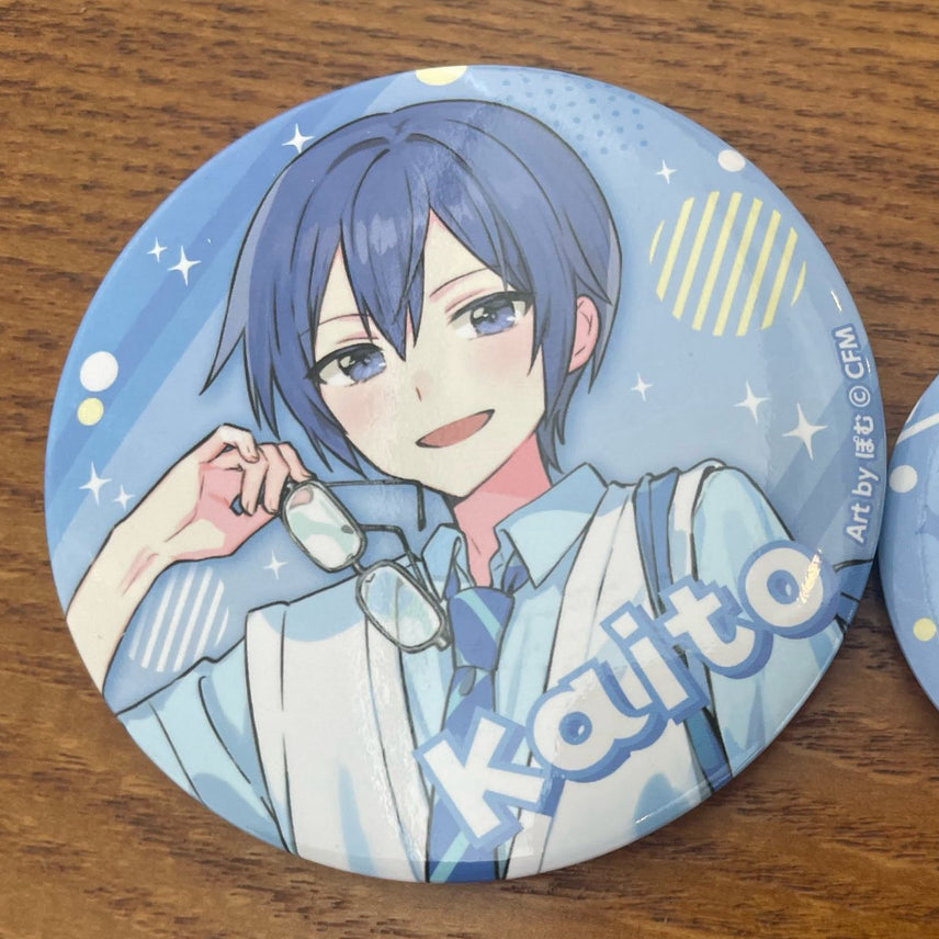 [BUNJANG] Vocaloid Kaito School Uniform Can Badge / 보컬로이드 카이토 가챠 쿠지 뽑기 교복 캔뱃지 굿즈 양도 처분 판매