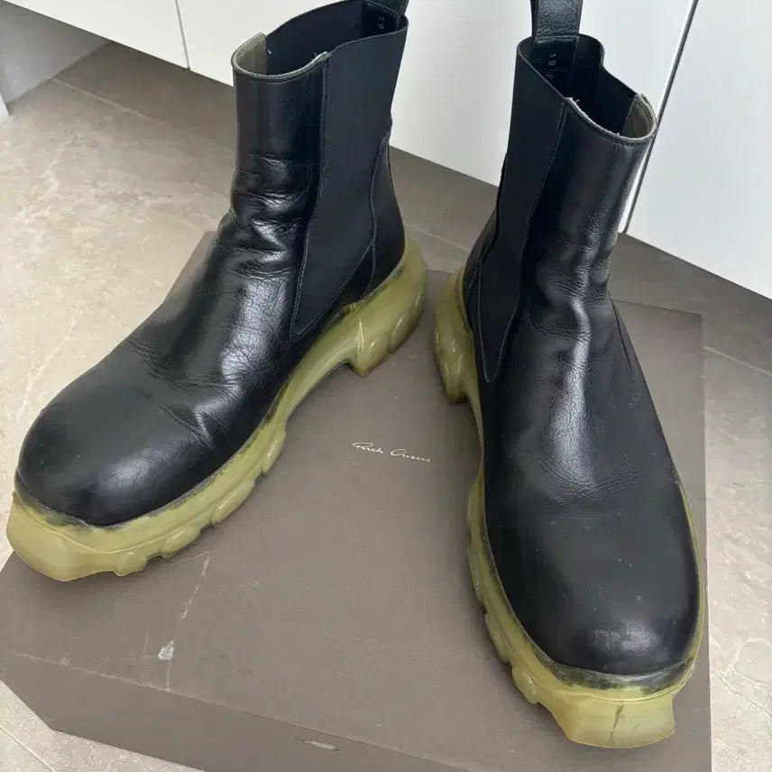 [BUNJANG] Rick Owens Beetle Tractor Boots / 릭 오웬스 비틀 보조 트랙터 부츠