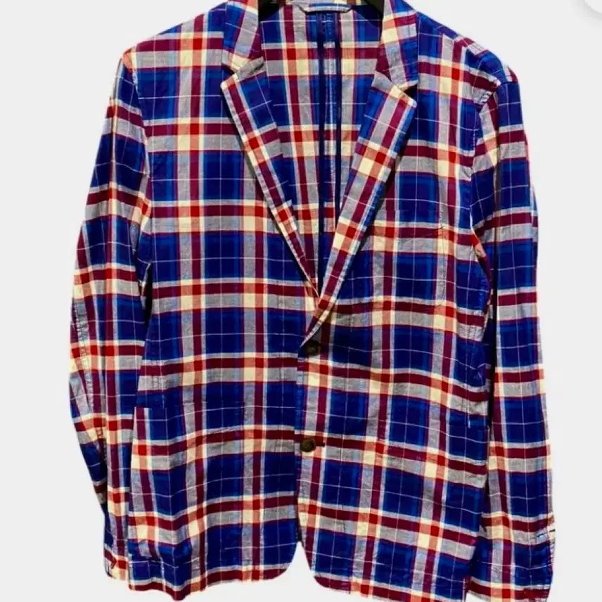 [BUNJANG] Burberry Black Label Plaid Tailored Jacket / (M)버버리 블랙 라벨 플레이드 테일러드 자켓