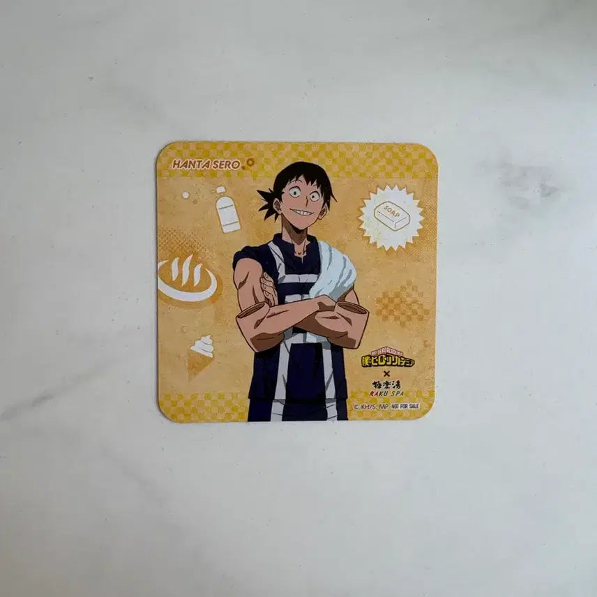 [BUNJANG] My Hero Academia Hanta Sero Gokurakutan Collaboration Coaster / 나의 히어로 아카데미아 세로 한타 극락탕 코스터