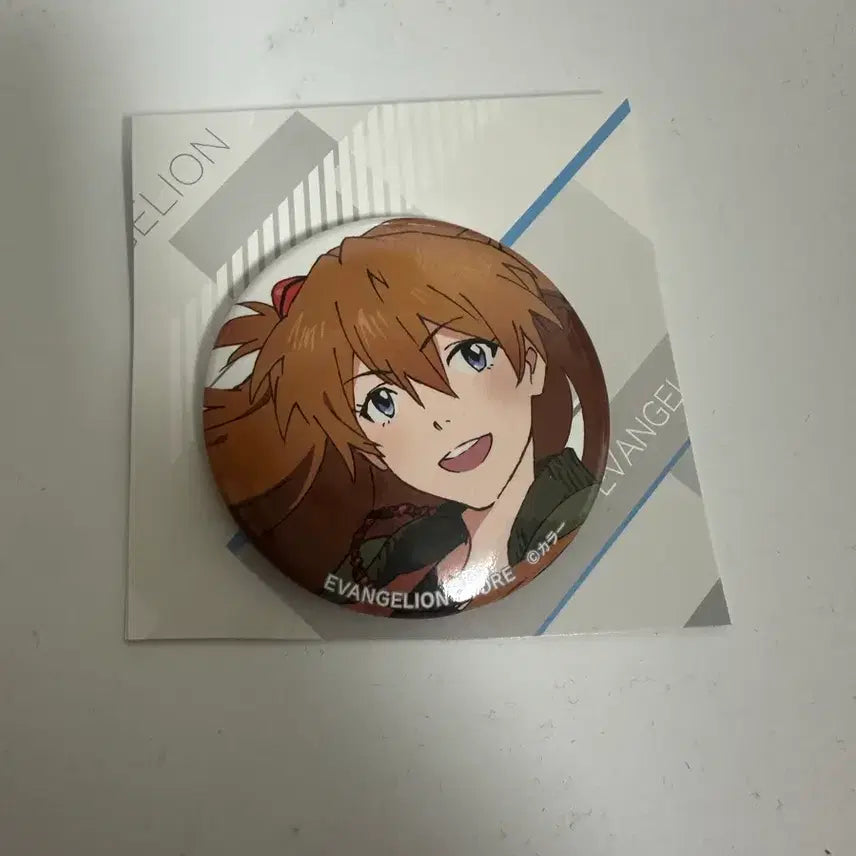 [BUNJANG] Neon Genesis Evangelion Asuka Badge / 신세기 에반게리온 아스카 뱃지