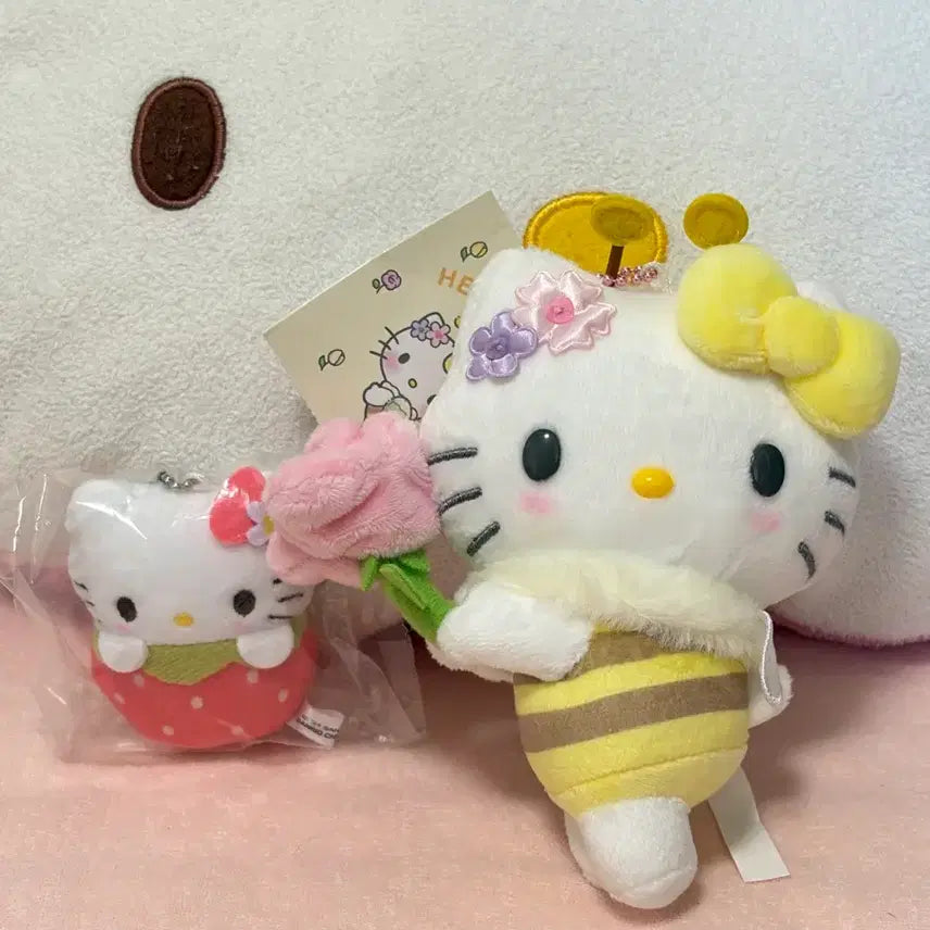 [BUNJANG] Sanrio Hello Kitty Bee Series Plush Bundle / 헬로키티 꿀벌 시리즈