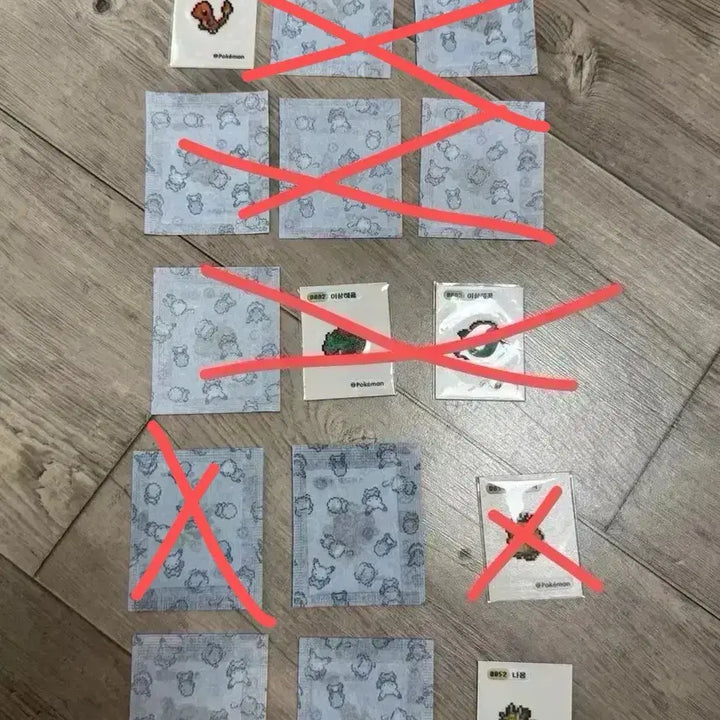 [BUNJANG] Pokemon Pixel Stickers Bundle and Individual Sale / 새상품) 포켓몬스터 픽셀 띠부씰  일괄 및 개별