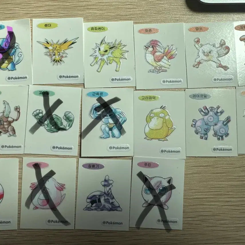 [BUNJANG] Pokemon 30th Anniversary Stickers / 포켓몬 30주년 띠부씰 판매합니다