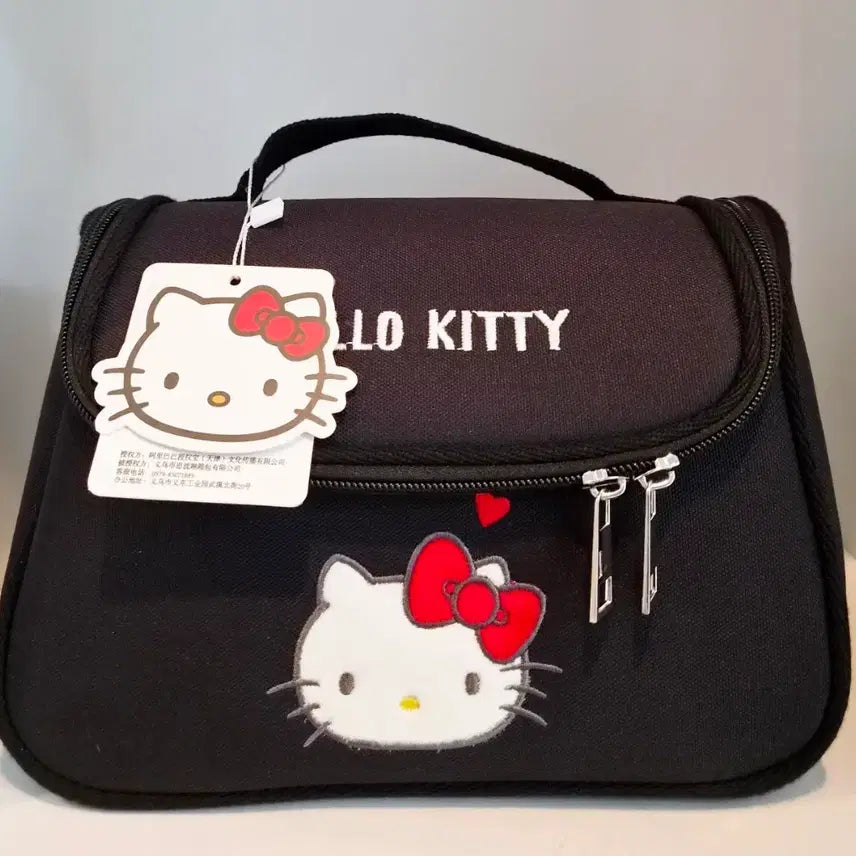 [BUNJANG] Hello Kitty Black Multi-Purpose Pouch / 헬로키티 블랙 파우치 다용도 파우치 새상품