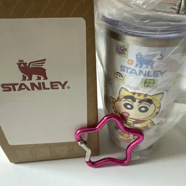 [BUNJANG] Stanley Crayon Shin-chan Mini Tumbler Keychain 120ml / 스탠리 짱구 미니 텀블러 키링 120ml