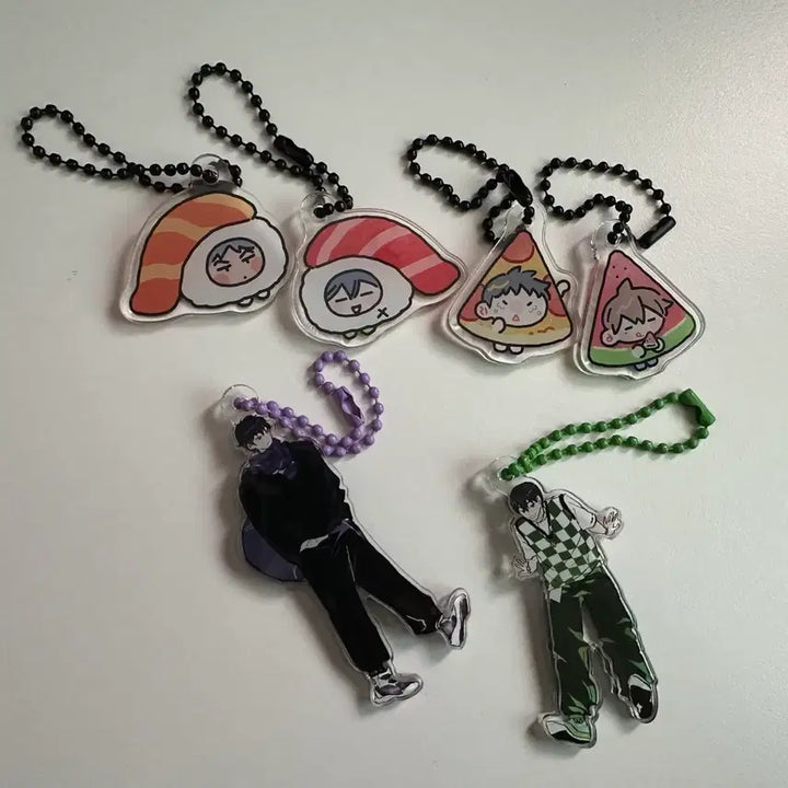 [BUNJANG] Garbage Time Acrylic Stand, Keychain, Clip Bundle Set / 가비지타임 아크릴 스탠드 키링 아크릴집게 굿즈 일괄