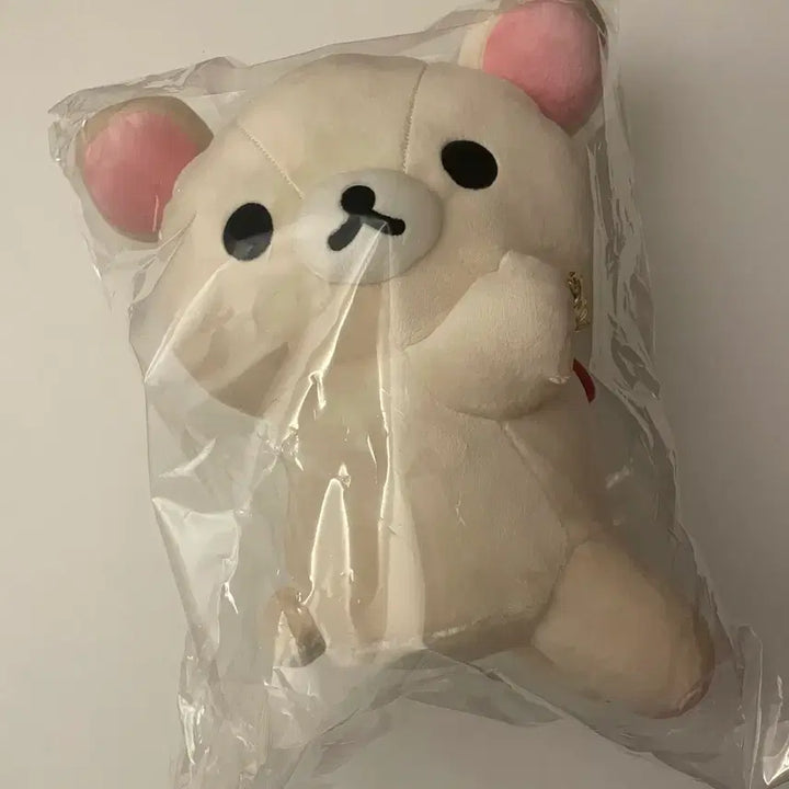 [BUNJANG] San-X Rilakkuma Korilakkuma Plush Bag Pouch Keychain / 리락쿠마 코리락쿠마 포쉐트 포셰트 나안아 포옹 인형 가방 키링