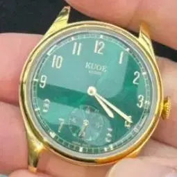 [BUNJANG] Kuokyo 90-007 Oldsmith Green Automatic Watch / 쿠오교토 90-007 올드스미스 그린 오토매틱 새상품급