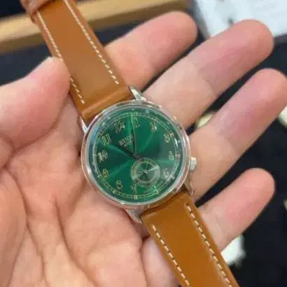 [BUNJANG] Kuokyo 90-007 Oldsmith Green Automatic Watch / 쿠오교토 90-007 올드스미스 그린 오토매틱 새상품급