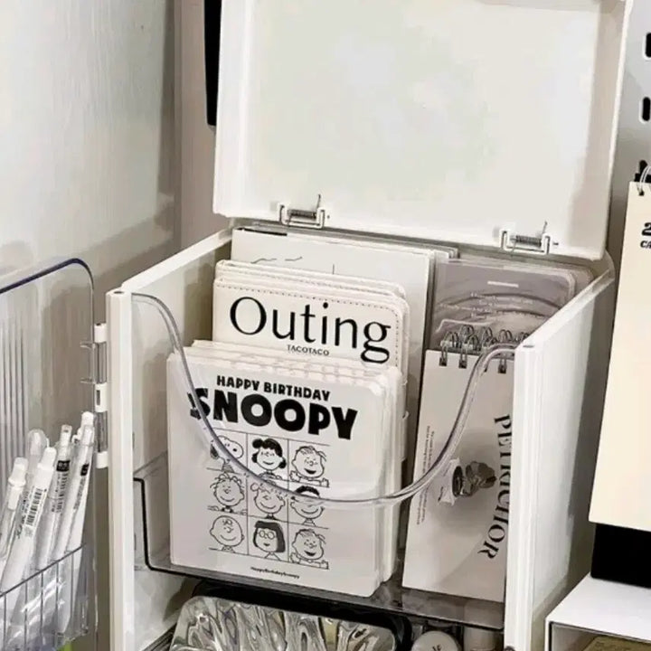 [BUNJANG] Transparent Storage Cabinet Organizer / (새상품) 소품정리함 캐비넷 다꾸정리 화장품정리함 굿즈보관함 투명
