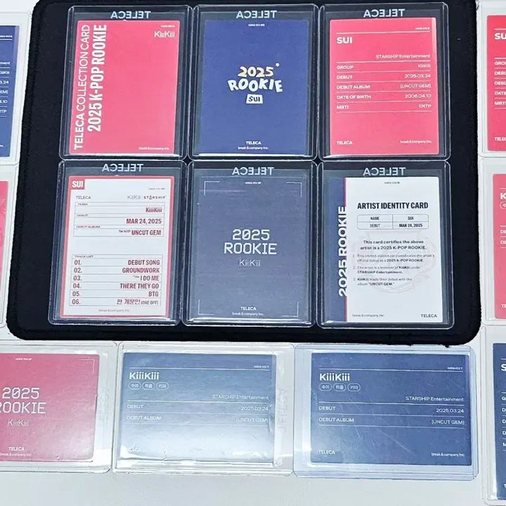 [BUNJANG] TELECA COLLECTION CARD Kiki - Sui 14 Types Photocard / 수이