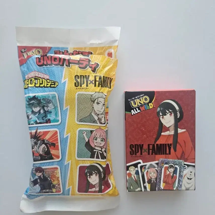 [BUNJANG] Spy x Family Yor Forger Japan Happy Meal Collaboration Uno Card (Sealed) / 스파이 패밀리 요르 포저 일본 해피밀 콜라보 우노 카드 미개봉