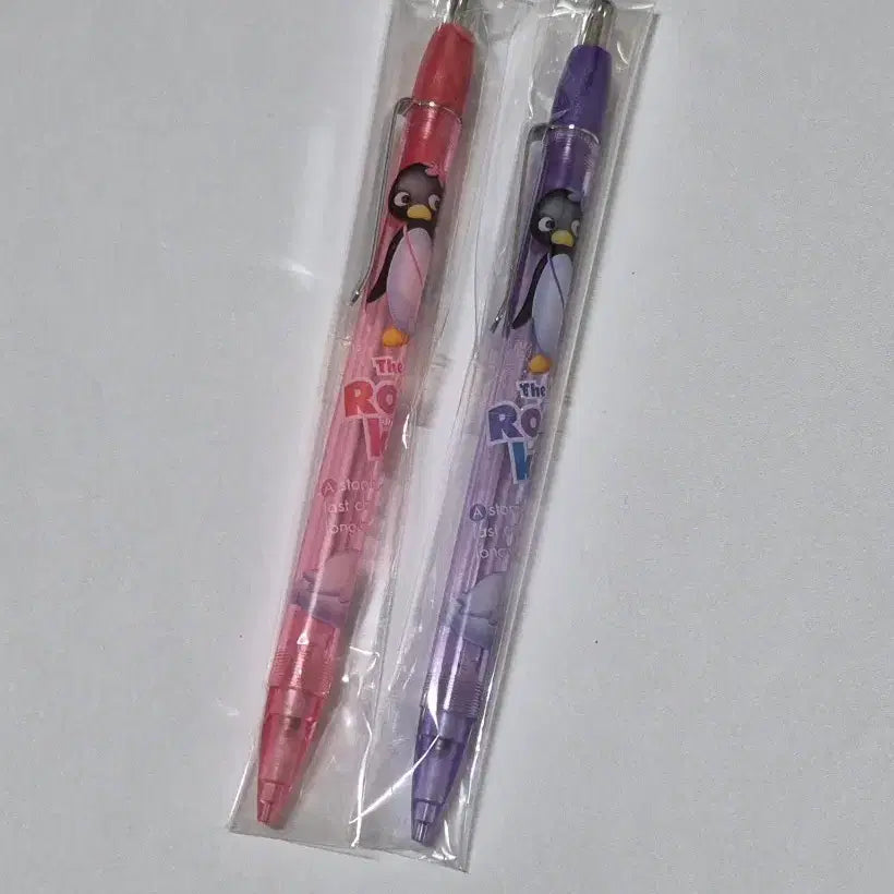 [BUNJANG] Classic Penguin Transparent Mechanical Pencils Set (2 pcs) / 2개일괄)고전 펭귄샤프