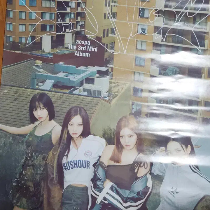 [BUNJANG] aespa MY WORLD Spicy Album First Press Poster Set (Winter, Group) / [판매] 에스파 Spicy 앨범 초판 포스터 3장
