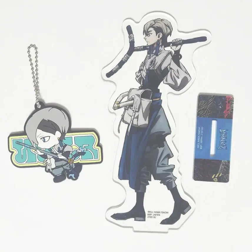 [BUNJANG] Vchiakuta Zanka Acrylic Stand &amp; Rubber Strap Bundle / 가치아쿠타 잔카 굿즈 양도합니다!