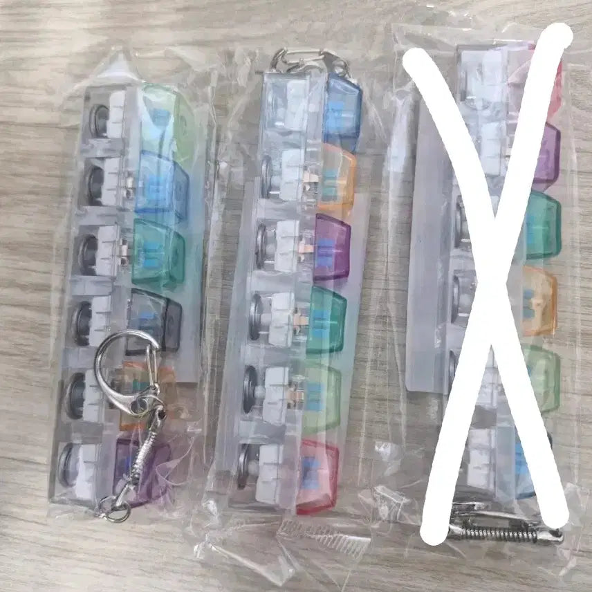 [BUNJANG] 6-Keycap Keychain / 새상품) 6구키캡키링 (2개남음)