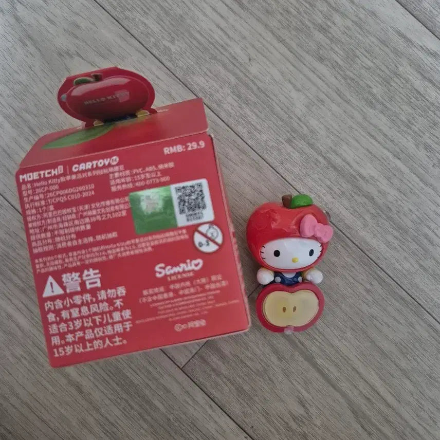[BUNJANG] Sanrio Hello Kitty Apple Hyper Figure / 산리오 헬로키티 사과 히퍼