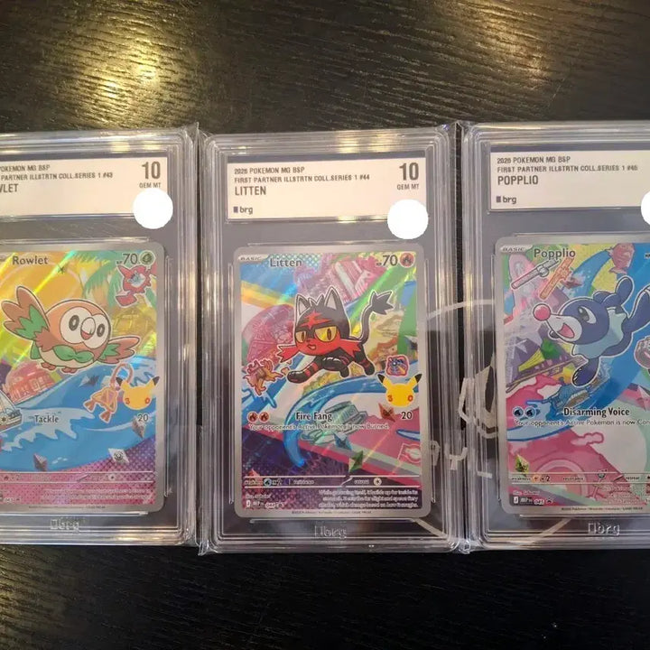 [BUNJANG] Pokemon First Partner Cards North America Edition Graded Bundle Set / 포켓몬카드 북미판 퍼스트파트너 등카