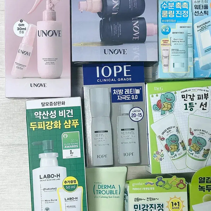 [BUNJANG] Allure Cosmetics Bundle: Sunscreen, Hair Essence, Sunstick / 새상품 기획  올영 화장품 선크림 어노브 헤어에센스 비플레인 선스틱 구달