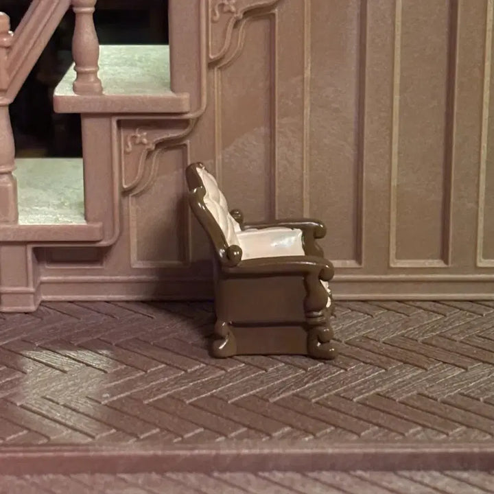 [BUNJANG] Antique Miniature Chair for Dollhouse / 인형 집 가구 앤틱 의자 미니어처