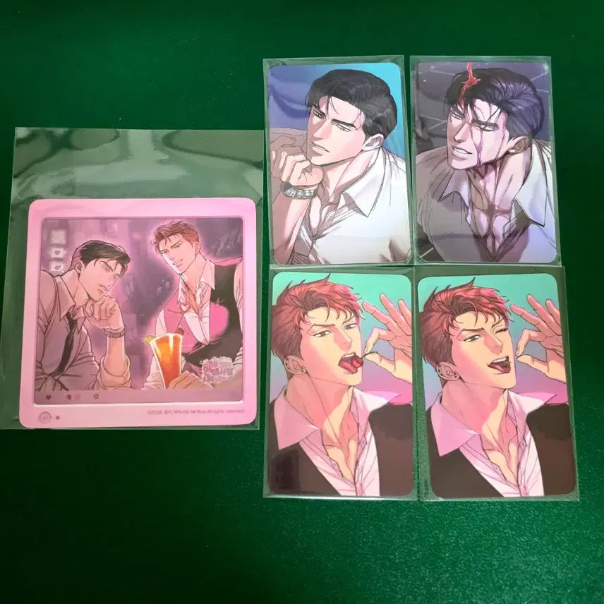 [BUNJANG] Mble Company Popup Photocard Bundle Set (Lucky Draw, Coaster) / 미블 컴퍼니 팝업 랜덤 포카 + 5특 + 코스터 개와 새 일괄