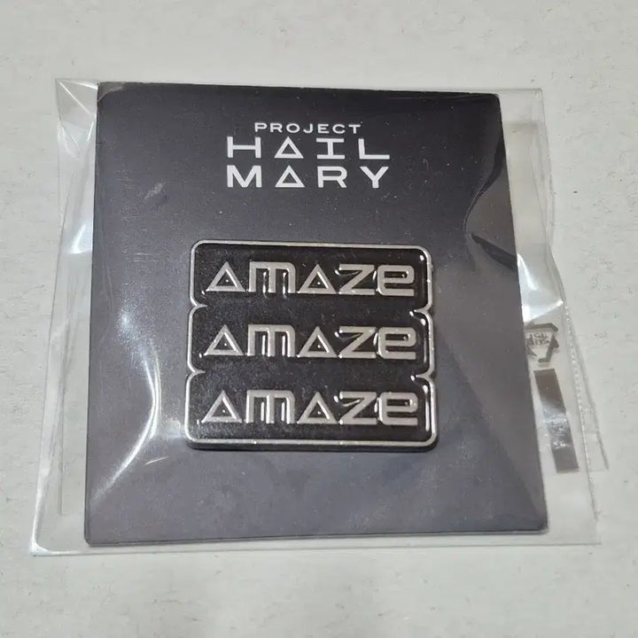 [BUNJANG] Project Hail Mary Amaze Pin Metal Badge / 프로젝트 헤일메리 어메이즈 핀 금속벳지