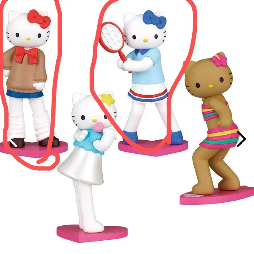 [BUNJANG] Hello Kitty Style Up Long Leg Gacha Sealed Bundle Set / 헬로키티 스타일업 롱다리 가챠 미개봉품 일괄