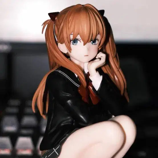 [BUNJANG] Asuka School Uniform Noodle Stopper Figure (Sealed) / 미개봉) 아스카 교복 누들스토퍼 피규어
