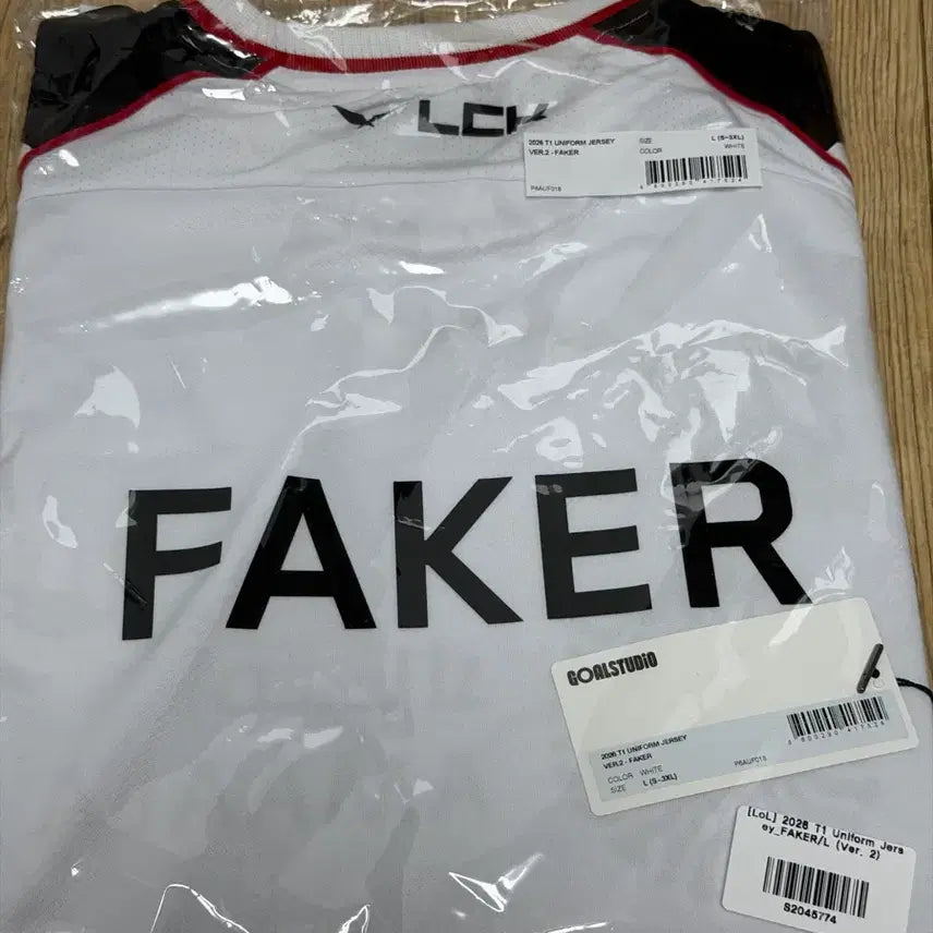 [BUNJANG] T1 2026 Faker Jersey Ver.2 L Size / 2026 T1 티원 유니폼 Ver.2 페이커마킹 L사이즈 미개봉
