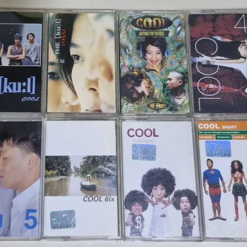 [BUNJANG] Cool 1-8th Album Cassette Tape Set / 쿨 1-8집 (카세트테이프)