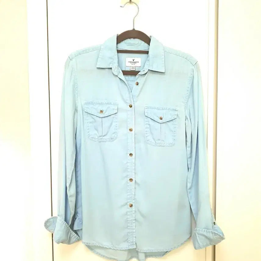 [SOLD OUT] 아메리칸이글 리오셀 데님셔츠, 청남방(~날씬66사이즈)