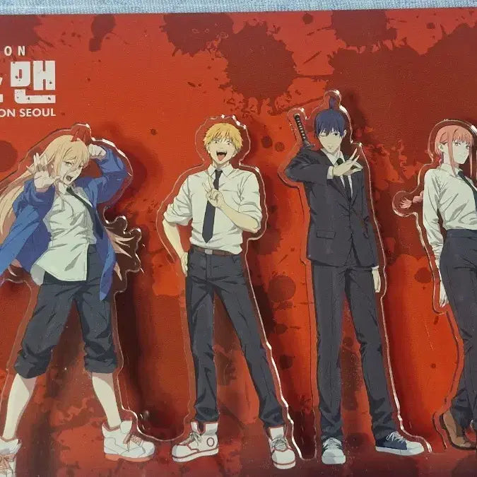 [BUNJANG] Chainsaw Man Exhibition Large Acrylic Standee / 채인소맨 팝업 전시회 대형 아크릴