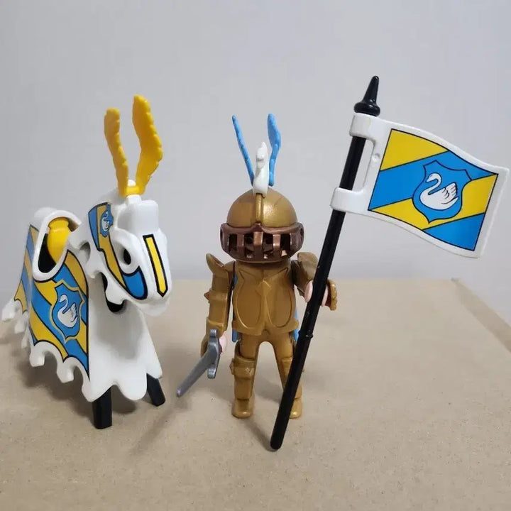 [BUNJANG] Playmobil 3024 Swan Knight Figure (Opened) / 플레이모빌 3024 백조기사 개봉상품 피규어 판매, 박스x
