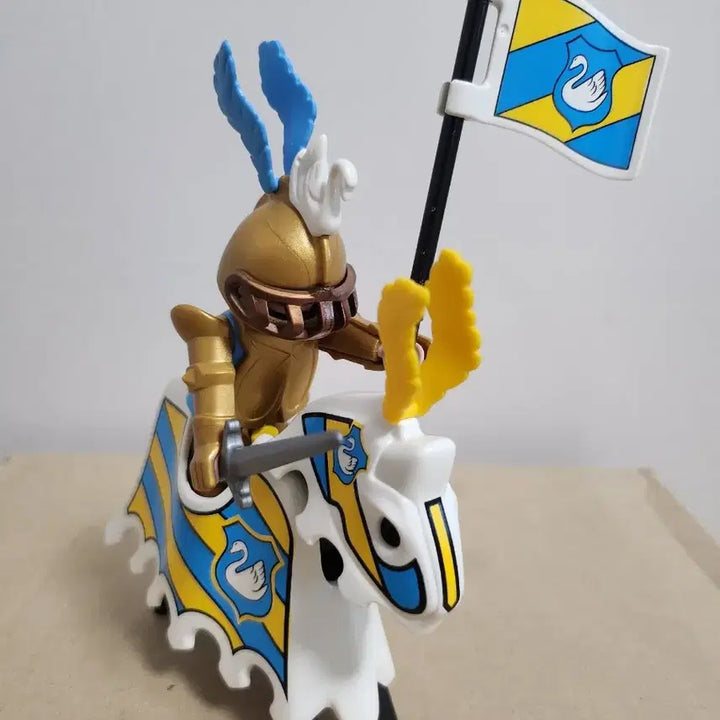 [BUNJANG] Playmobil 3024 Swan Knight Figure (Opened) / 플레이모빌 3024 백조기사 개봉상품 피규어 판매, 박스x