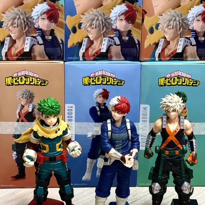[BUNJANG] My Hero Academia "Signal Light Trio" Season 8 Figure Set (Sealed) / 나히아 신호등조 3종세트 시즌8 피규어팜(미개봉)
