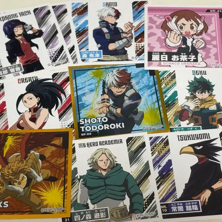 [BUNJANG] My Hero Academia Izuku Midoriya Merchandise Bundle / 히로아카 나히아 카드류/지류/캔뱃지 등등 일괄판매 미도리야